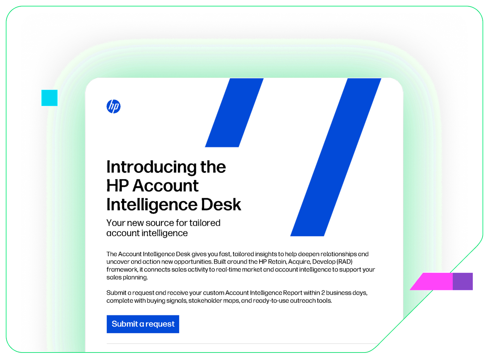 HP — From signal to sale