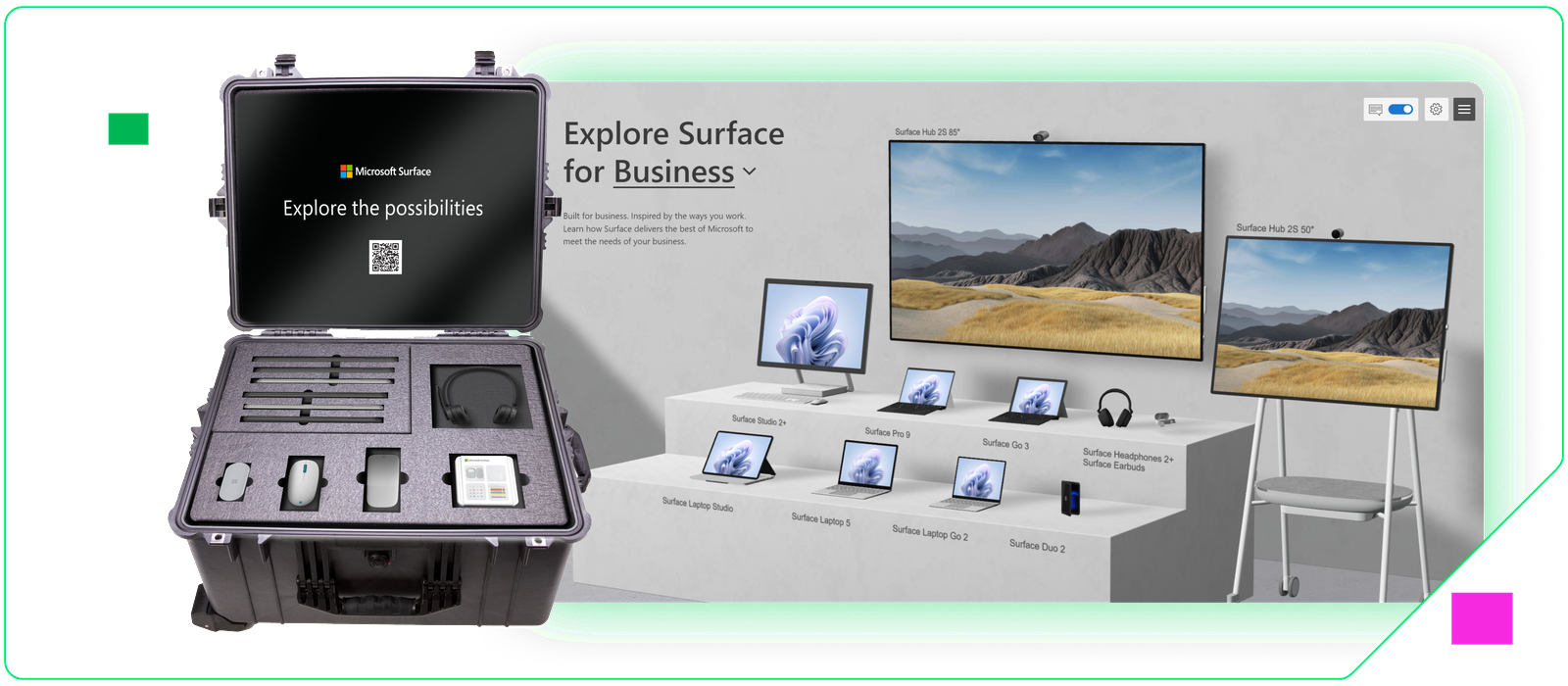 Microsoft — Microsoft gives resellers a showcase kit for the full Surface line-up